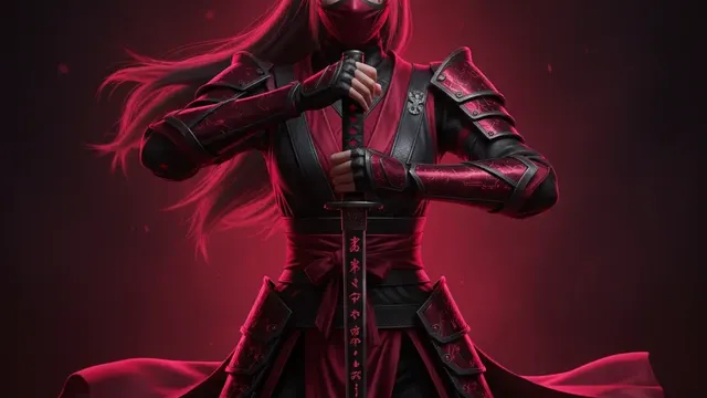 Blood Oath Warlord 4K AI Wallpaper
