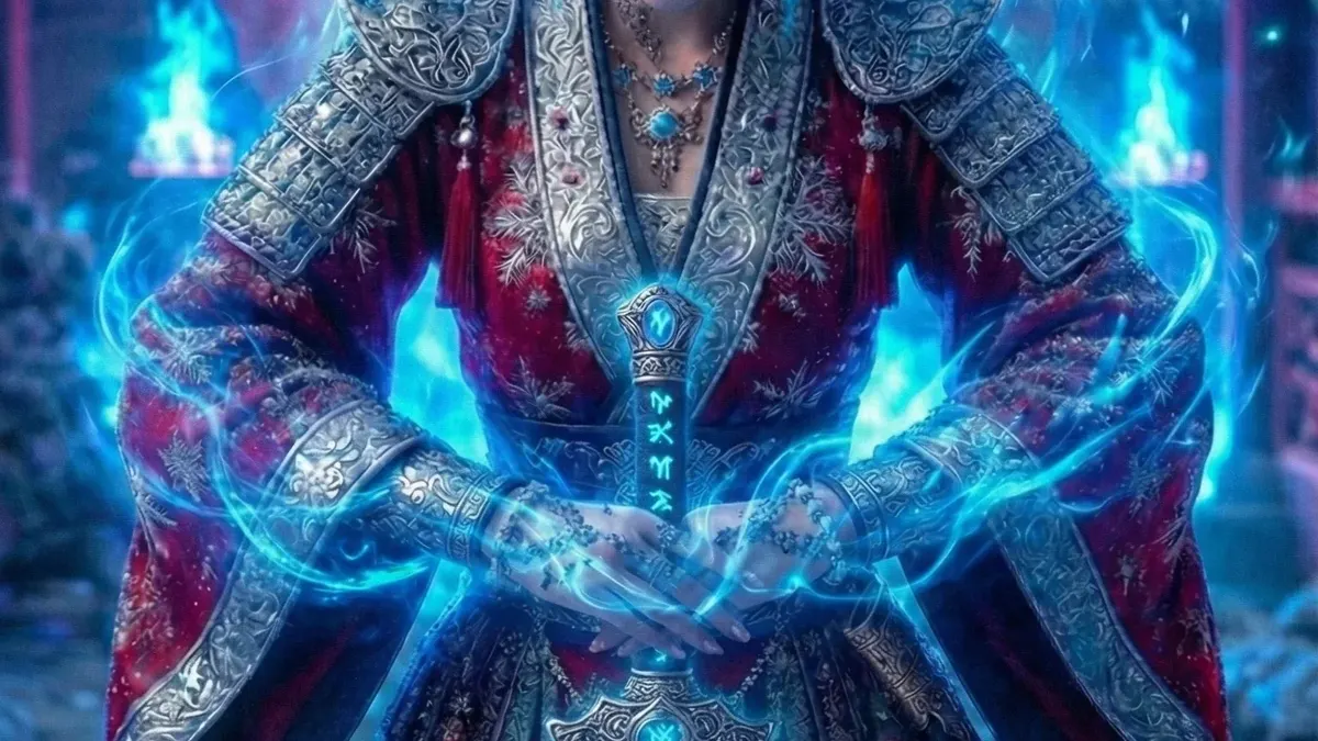 Arcane Ice Queen 4K Wallpaper