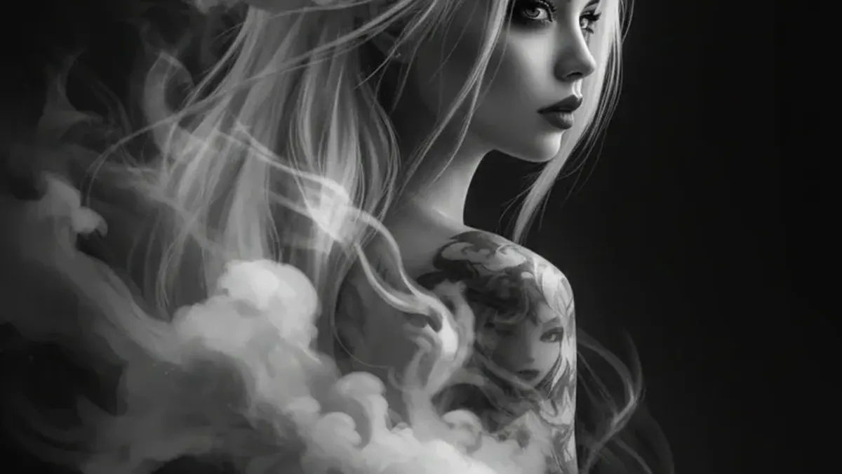 Ashen Beauty 4K Wallpaper