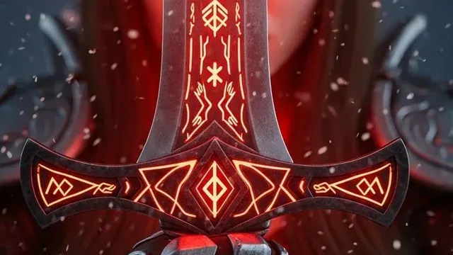 Runeblade Core 4K AI Wallpaper