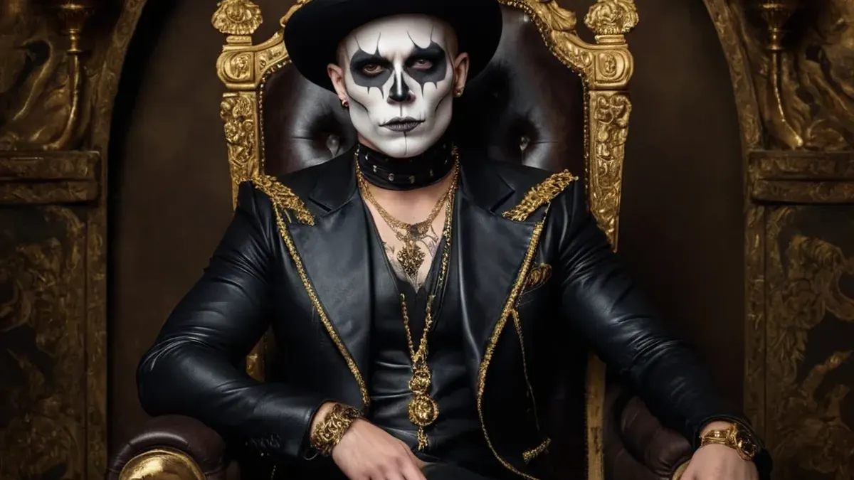 The Golden Skull King 4K Wallpaper