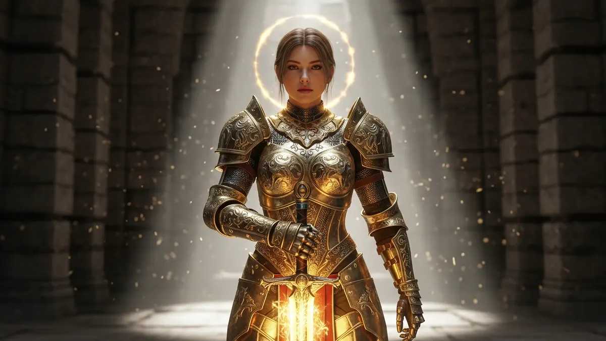 Warrior Light 4K Wallpaper