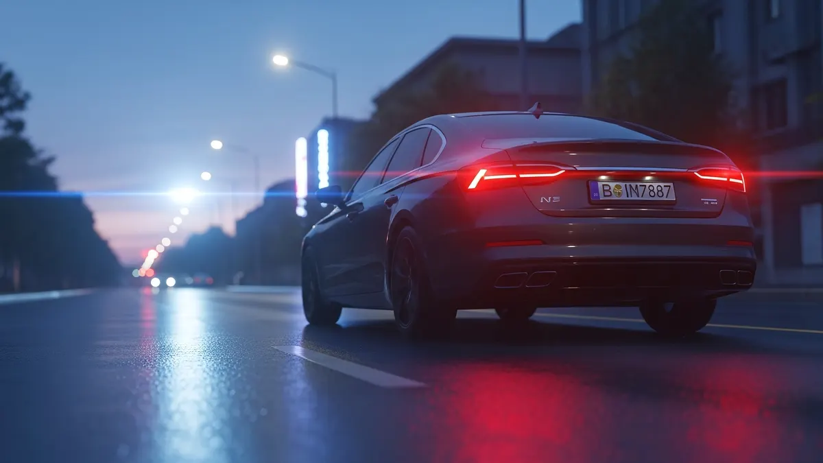 Neon Drift City – Sports Car Night 4K 4K Wallpaper
