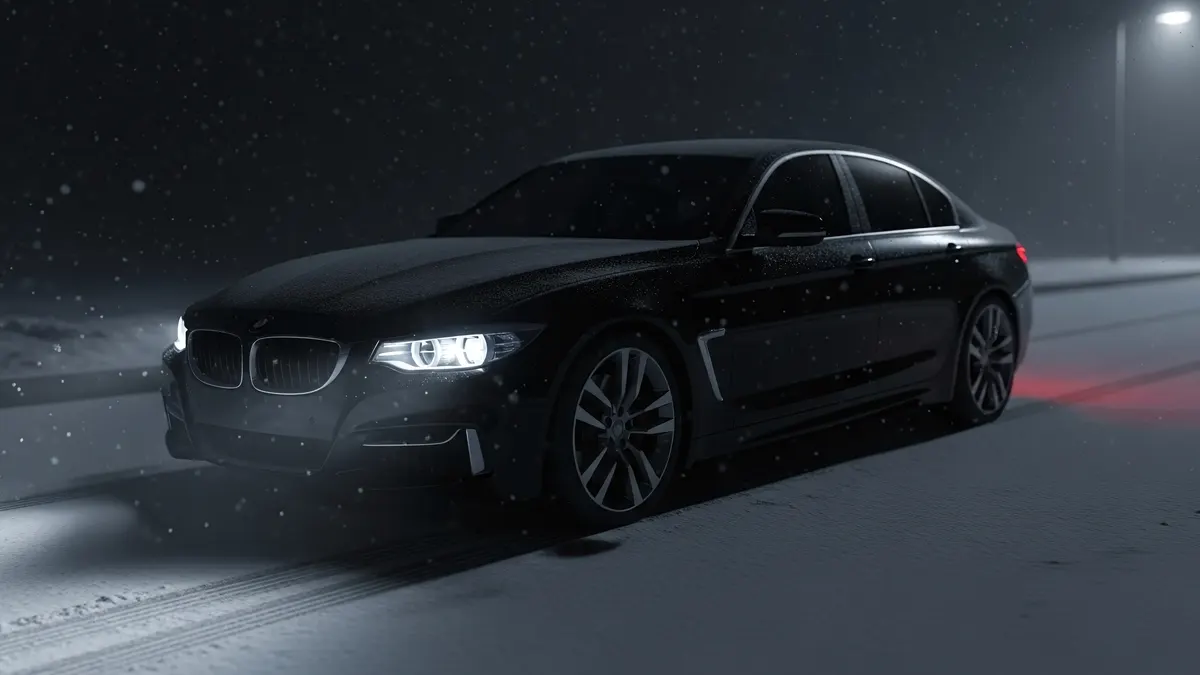 Black Silence – Executive Sedan 4K 4K Wallpaper
