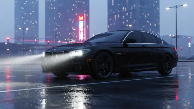 Night Runner – Hypercar City 4K 4K AI Wallpaper