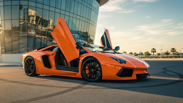 Apex Orange – Track Supercar 4K 4K AI Wallpaper