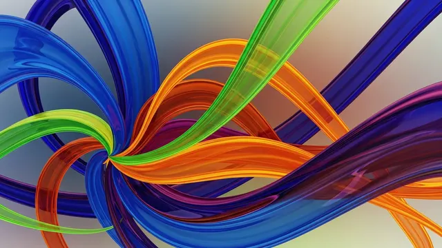 Prismatic Flow – Abstract Color Waves 4K 4K AI Wallpaper