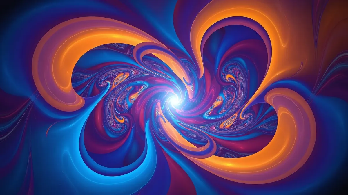 Cosmic Spiral – Psychedelic Abstract 4K 4K Wallpaper