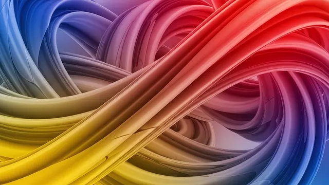 Golden Wave – Luxury Abstract Flow 4K 4K AI Wallpaper