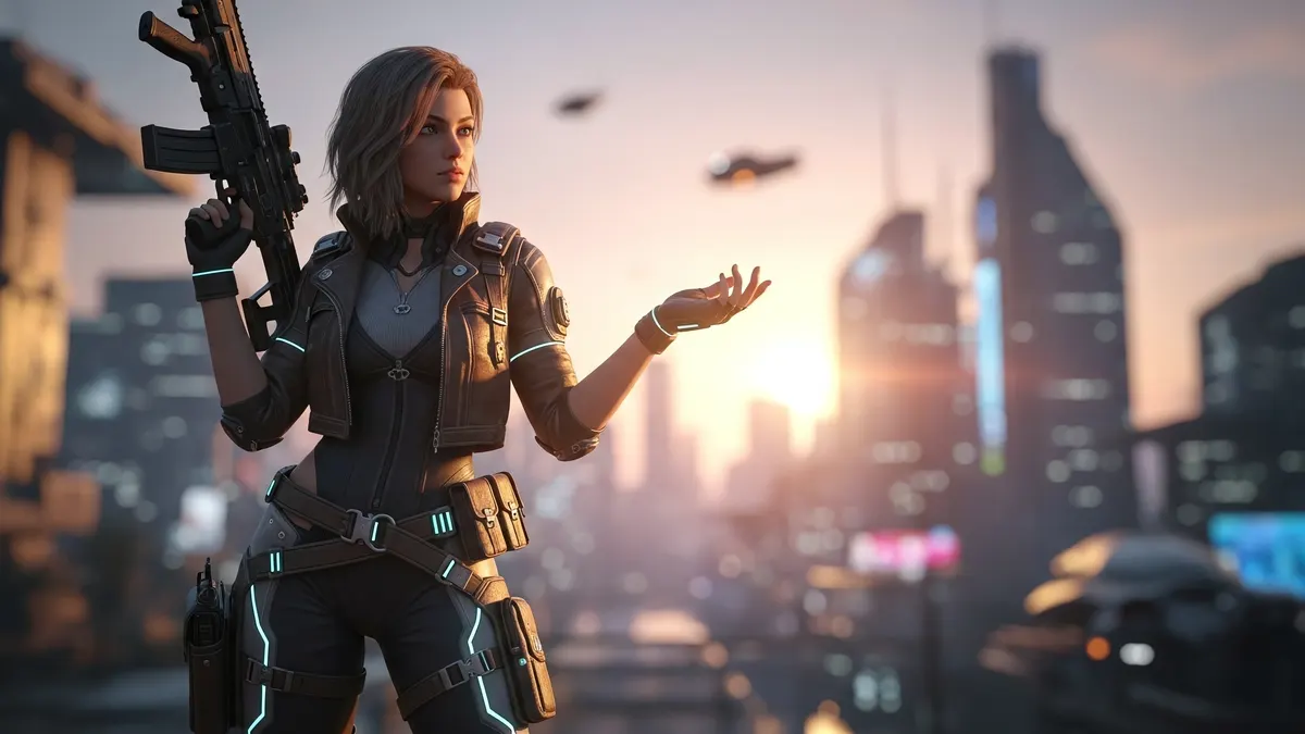 Urban Dominion – Tactical City Warrior 4K 4K Wallpaper