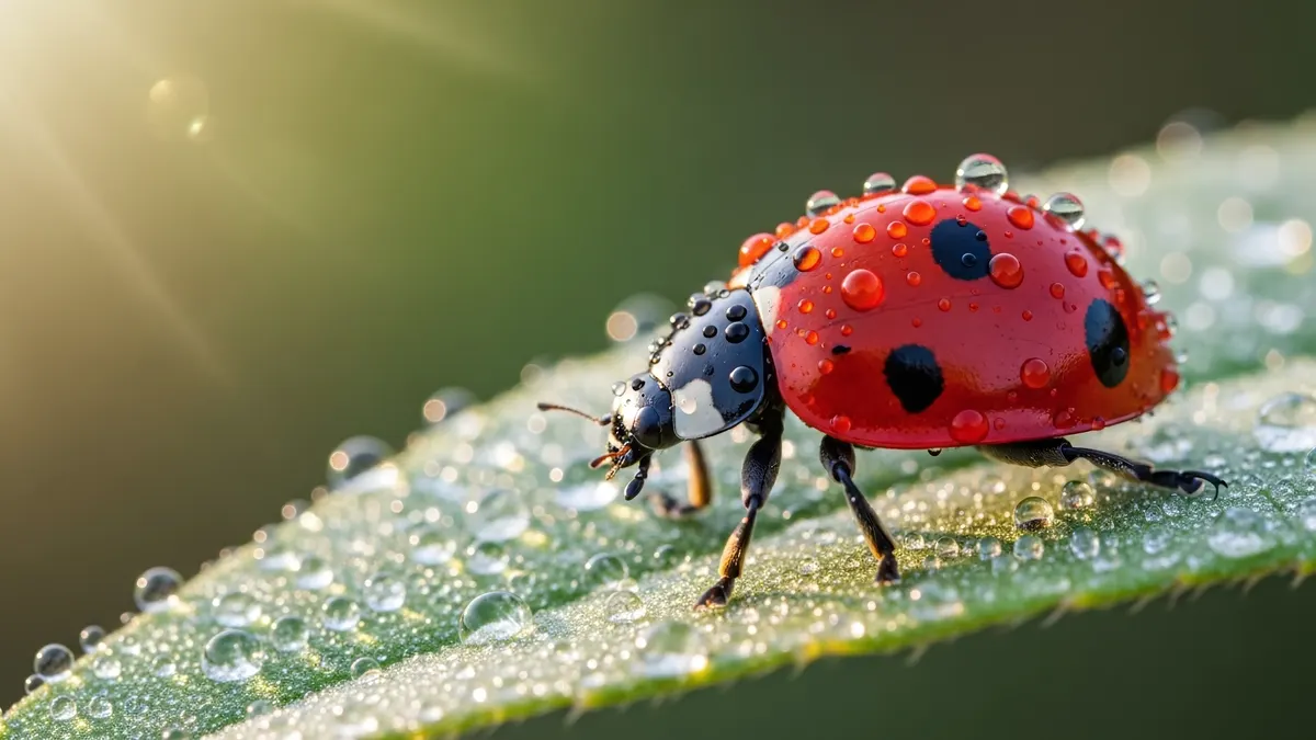 Ladybug Macro Nature 4K 4K Wallpaper