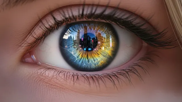Cosmic Iris Close-up 4K 4K AI Wallpaper