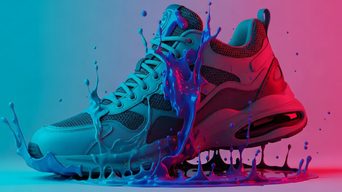 Neon Pink Sneaker 4K 4K Wallpaper