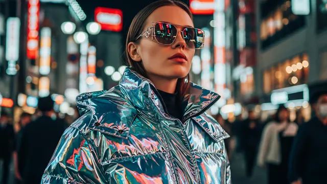 Cyberpunk Fashion Design 4K 4K AI Wallpaper
