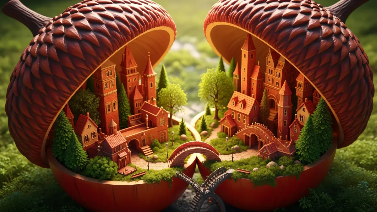 World Inside Strawberry 4K 4K Wallpaper