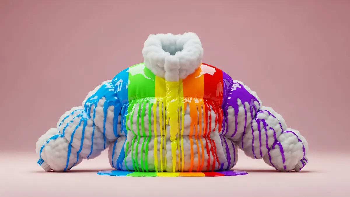 Colorful Puffer Jacket 4K 4K Wallpaper