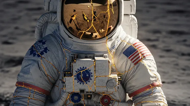 Vintage Astronaut Suit 4K 4K AI Wallpaper