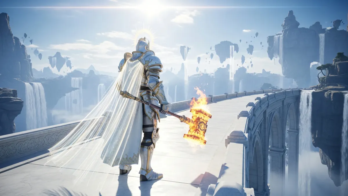 Holy Light Paladin 4k 4K Wallpaper