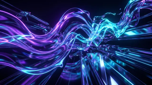 Energy Flow Spectrum 4K 4K AI Wallpaper