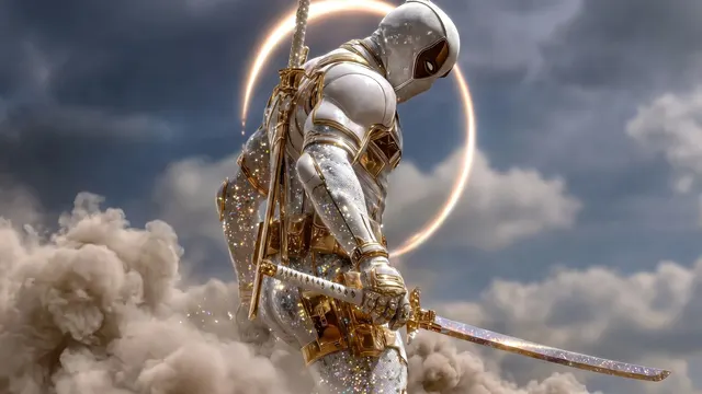 Celestial Archer 4K 4K AI Wallpaper
