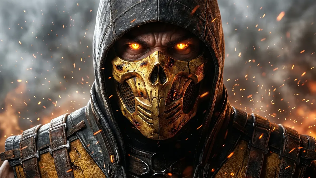Burning Skull Fighter 4K 4K Wallpaper