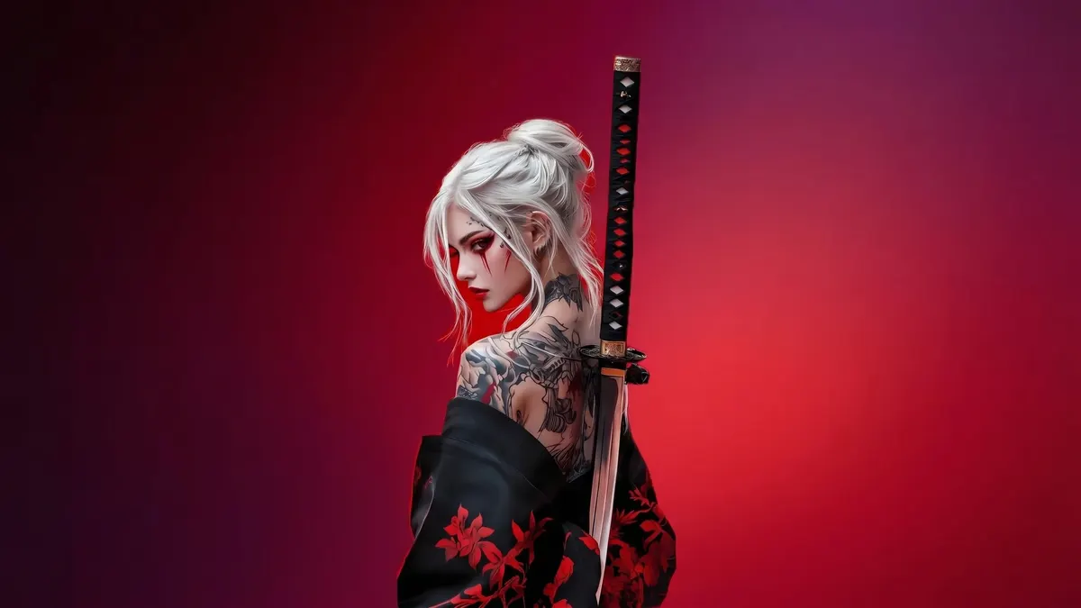 Red Blade Assassin 4K 4K Wallpaper