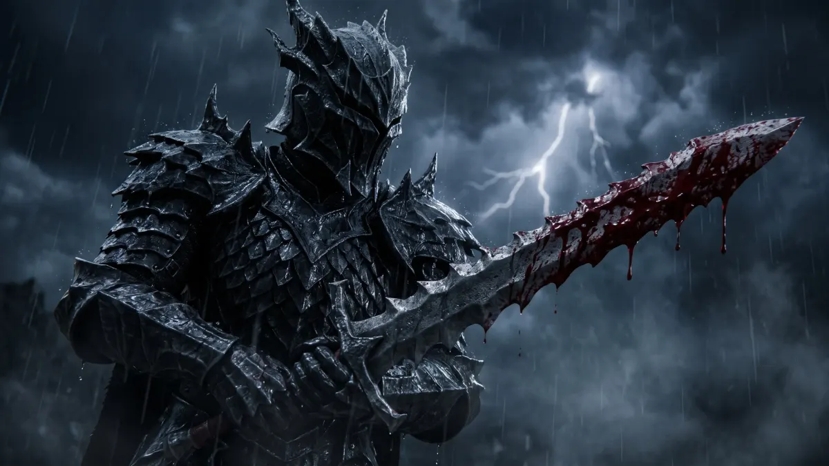 Dark Knight Bloody Claymore 4K 4K Wallpaper