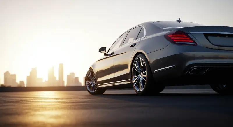 Golden Hour Motion – Luxury Coupe 4K