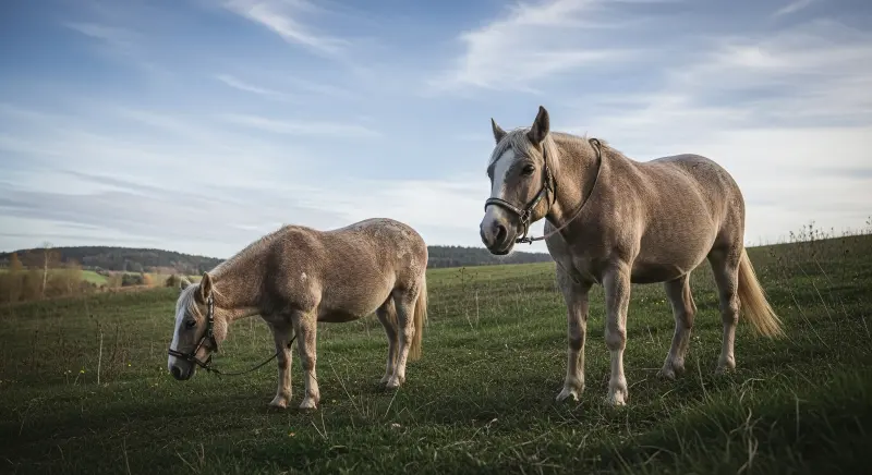 Horses in Open Fields 4K