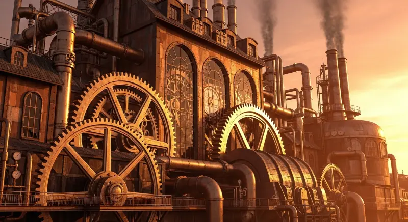 Steampunk Metropolis 4K
