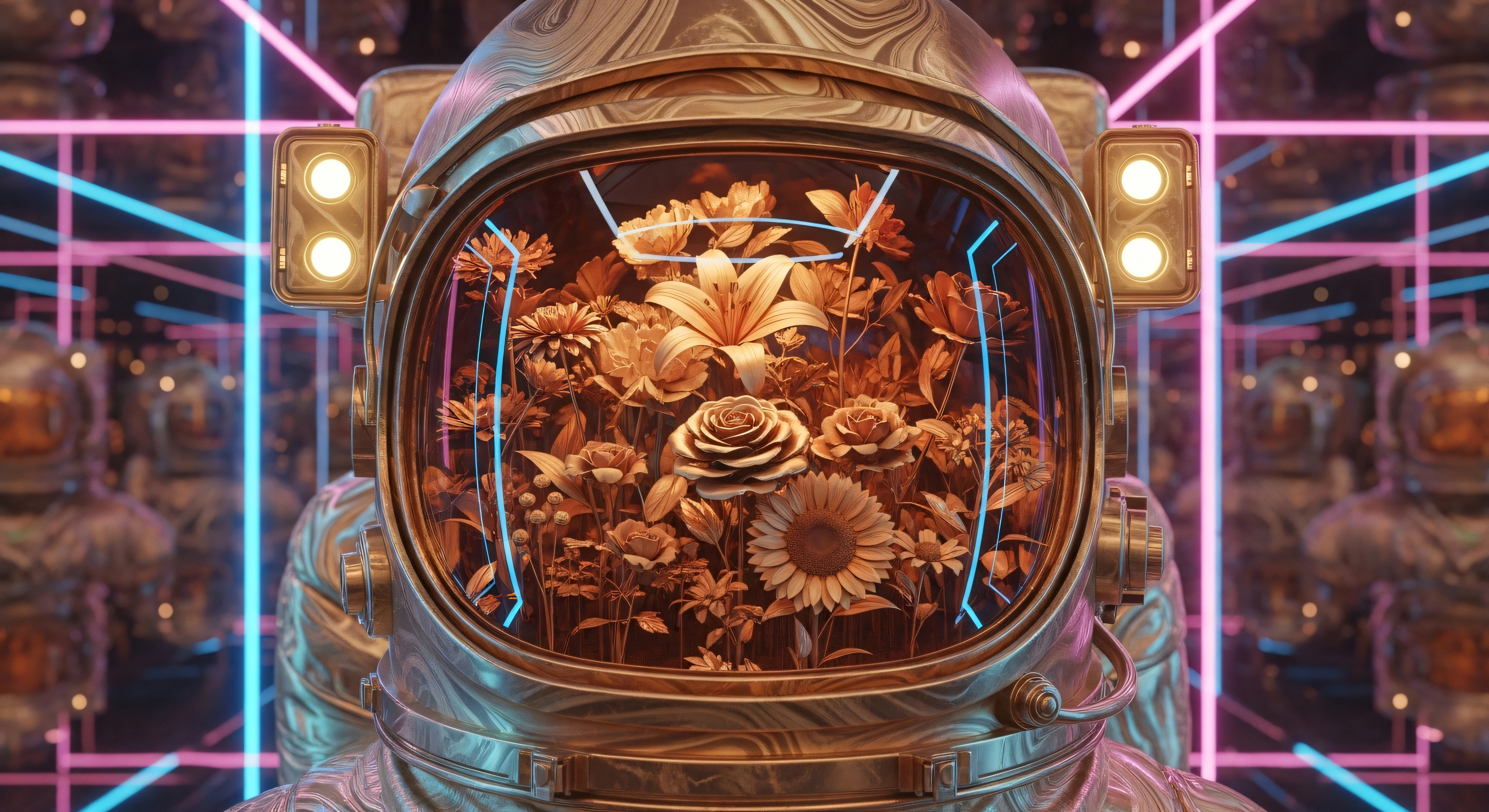 Cyberpunk Interior City 4K