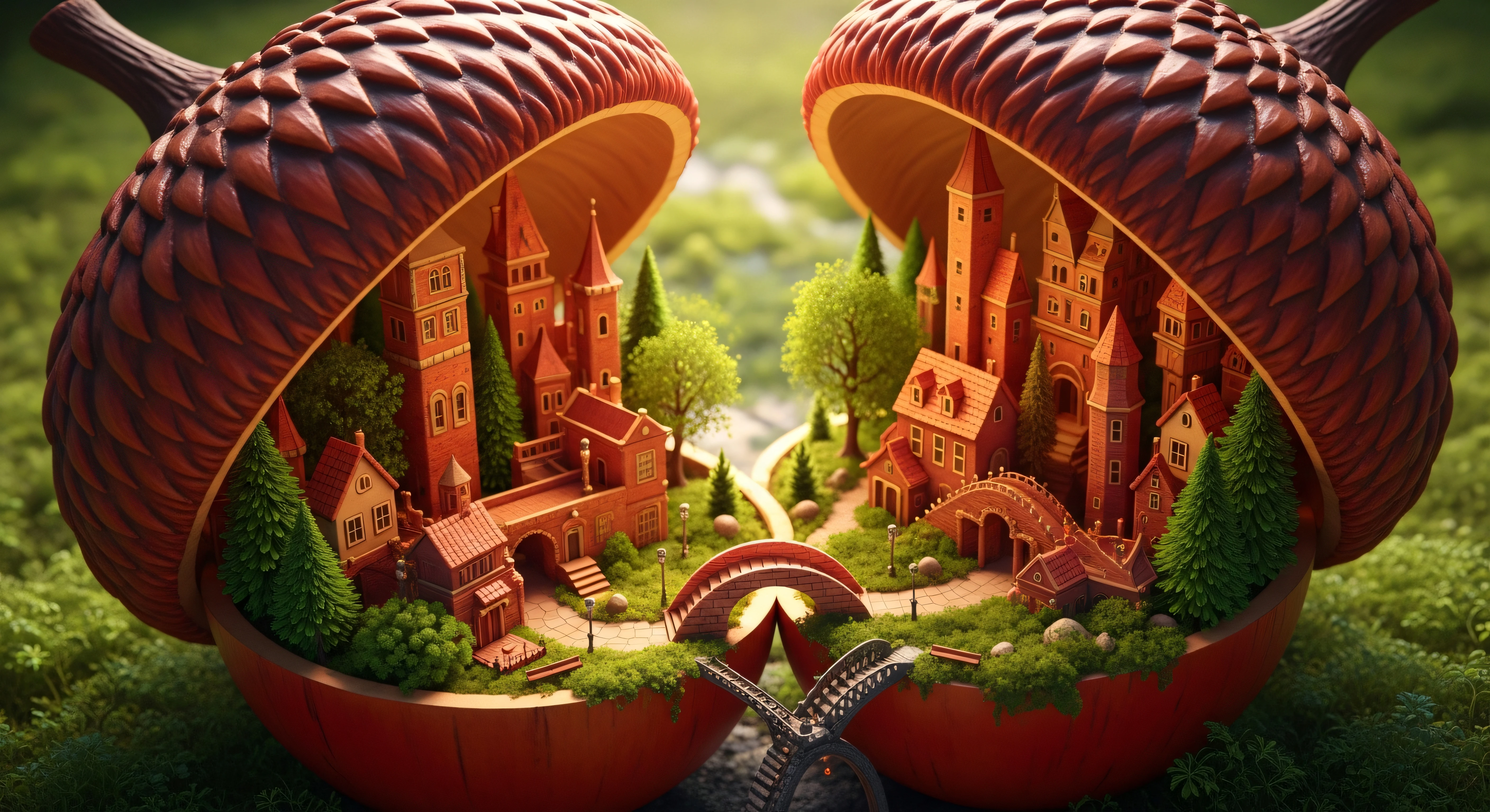 World Inside Strawberry 4K