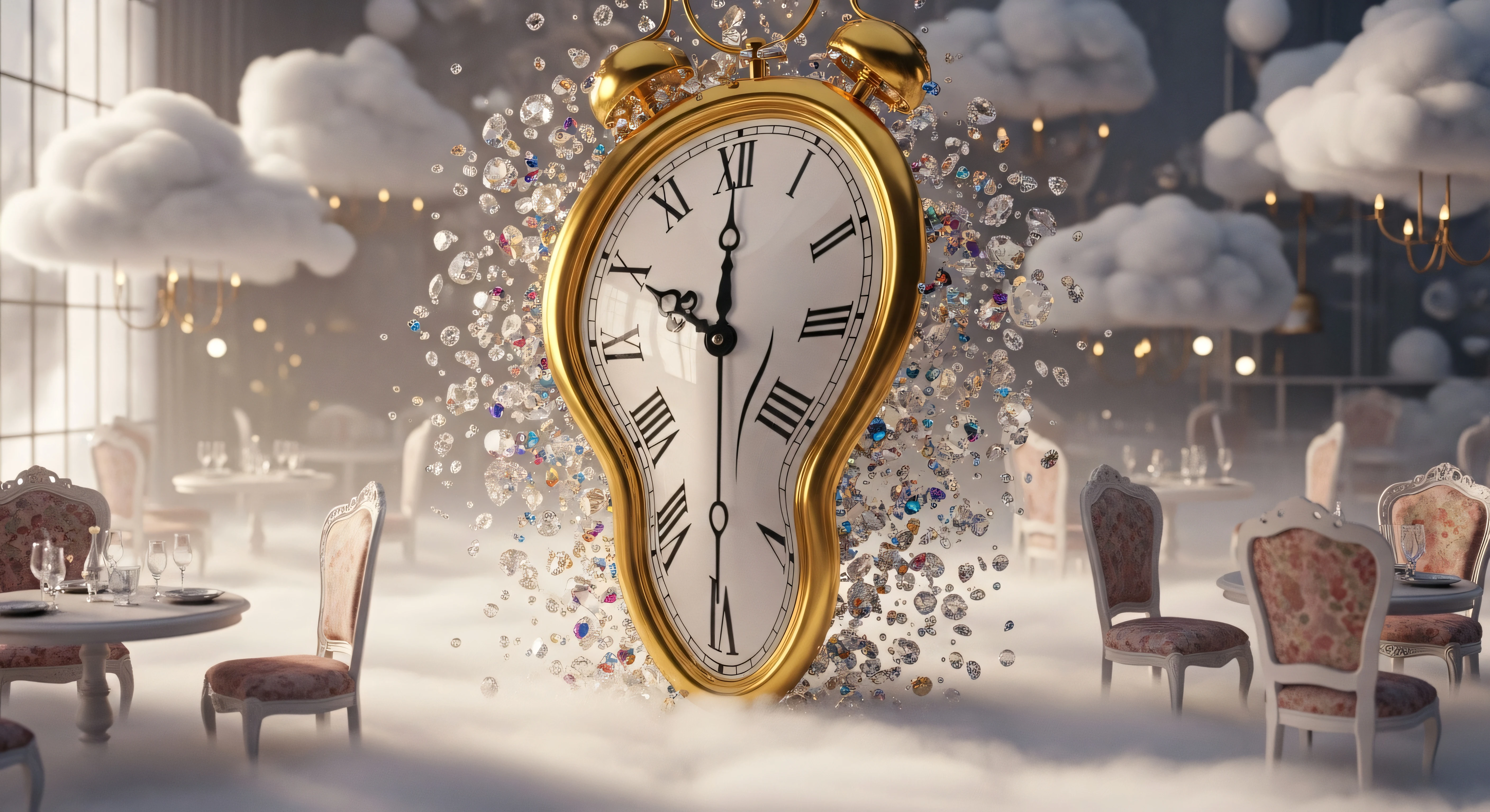 Melting Time Clock 4K