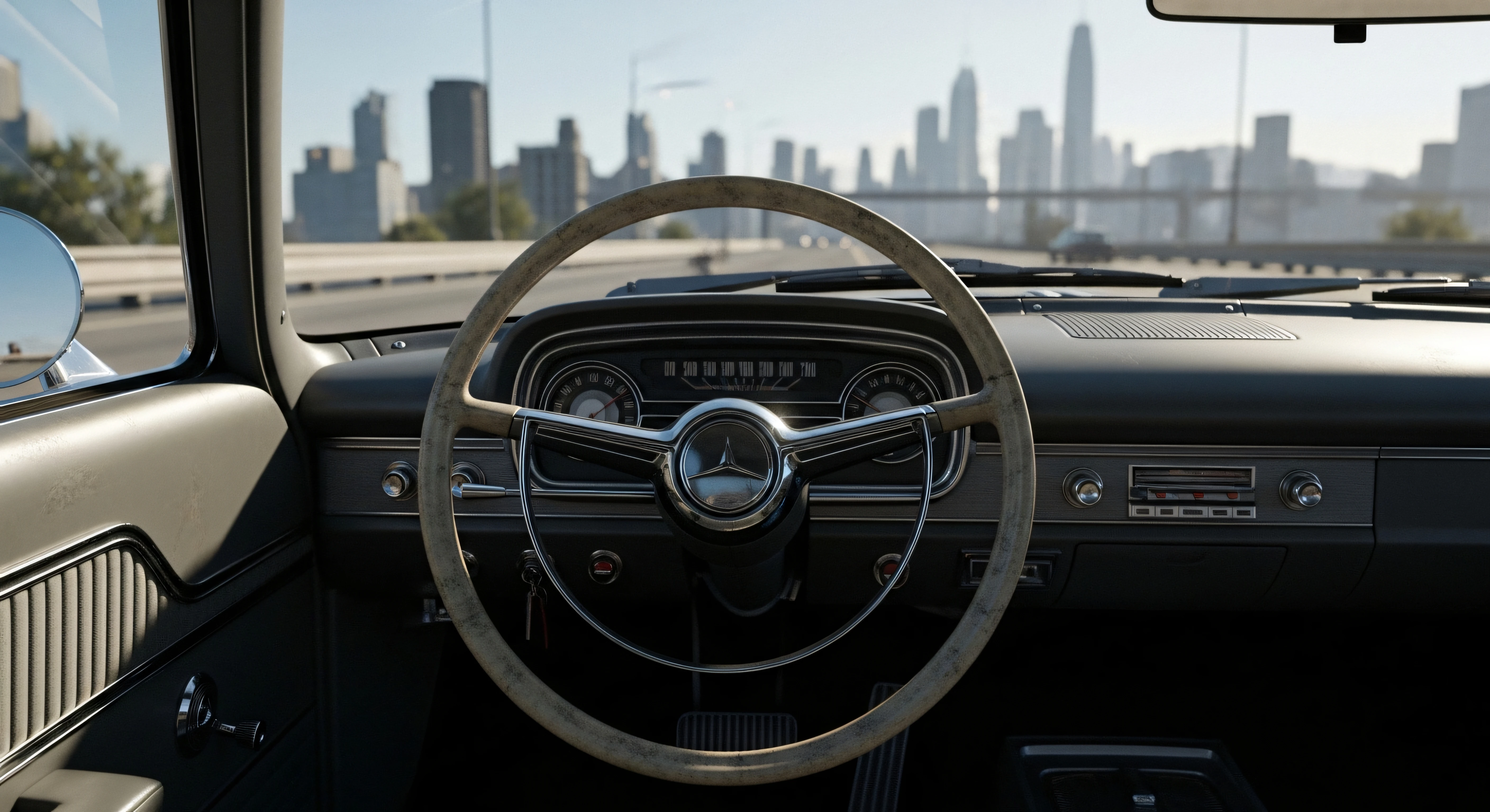 Classic Car Cockpit 4K