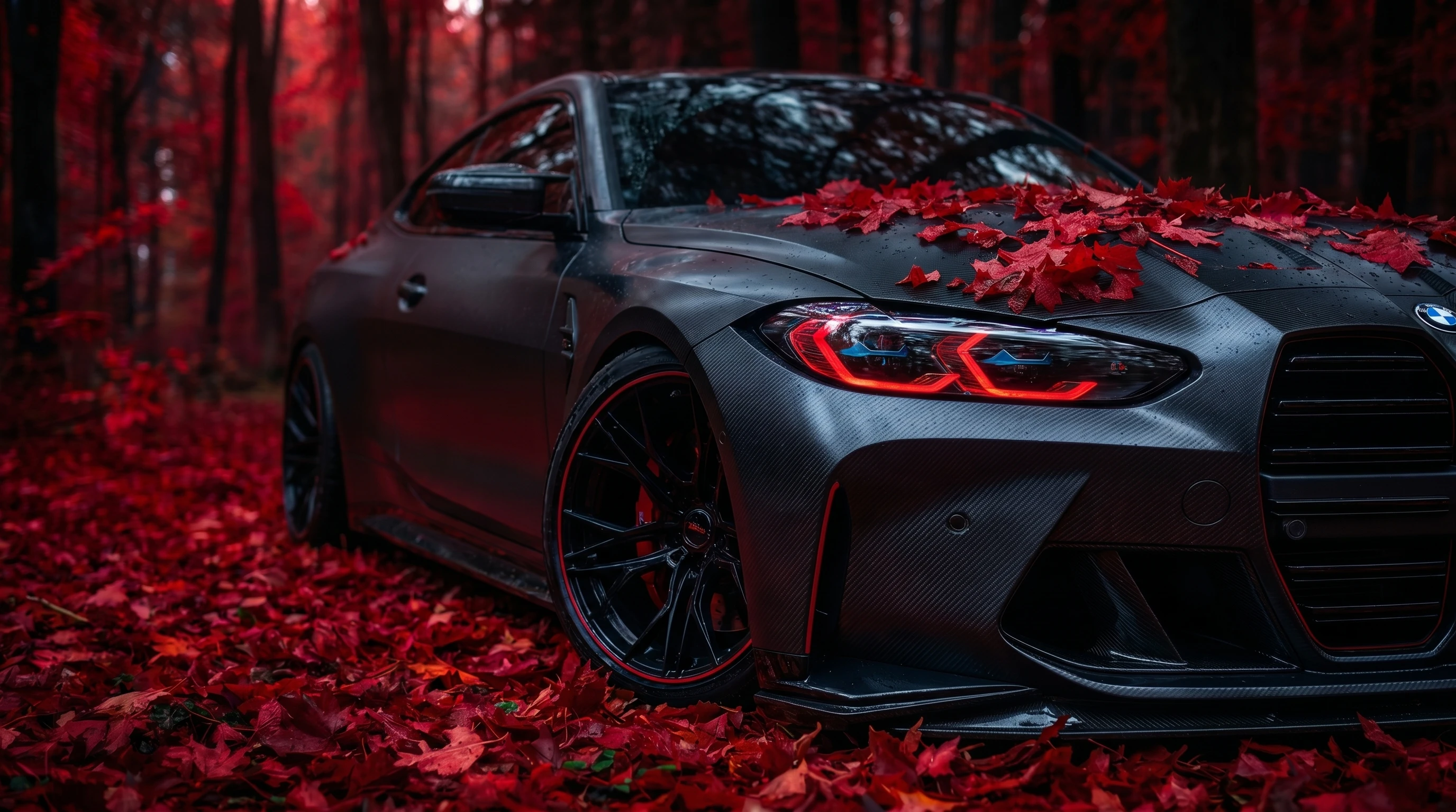 Crimson Drift Car 4K