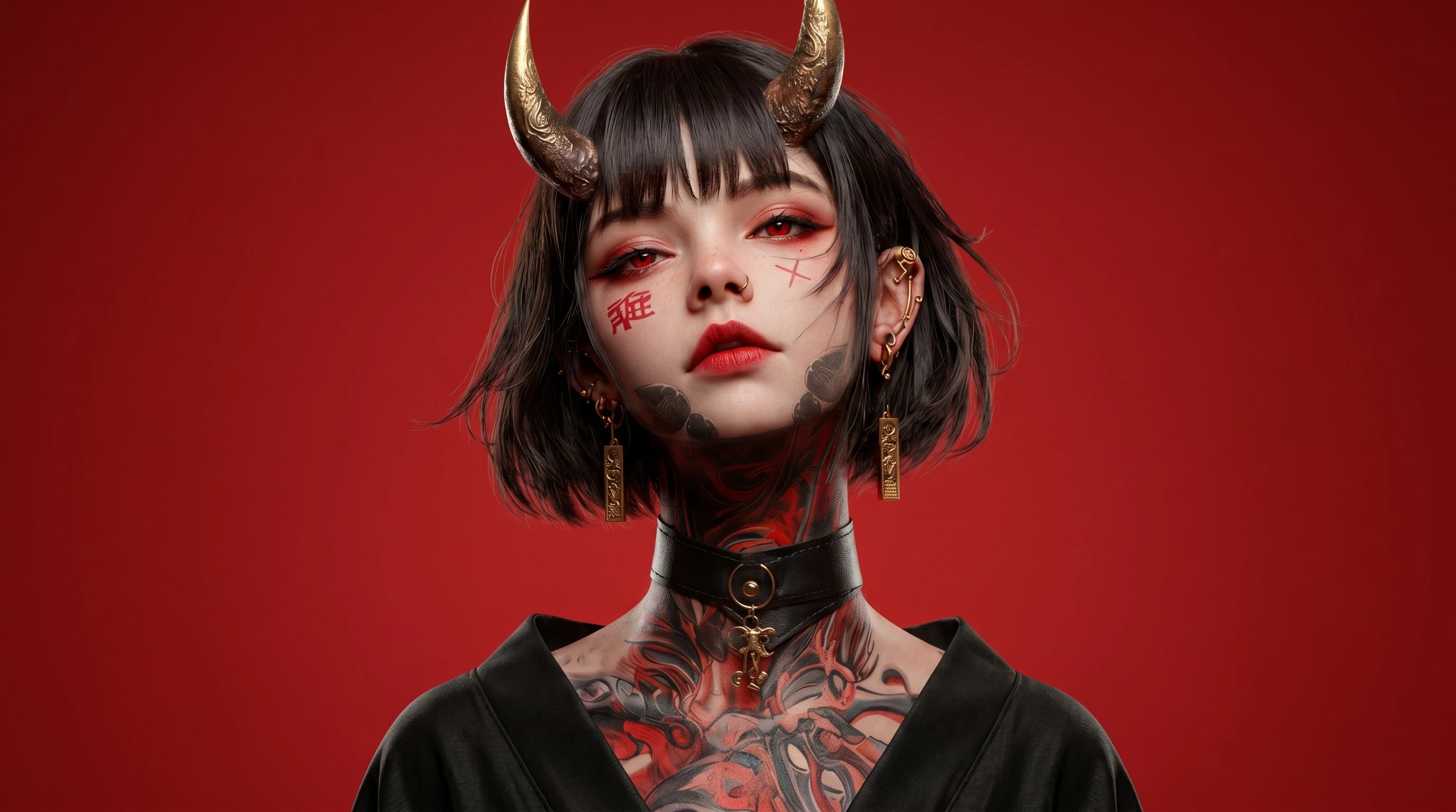 Demon Girl Portrait 4K
