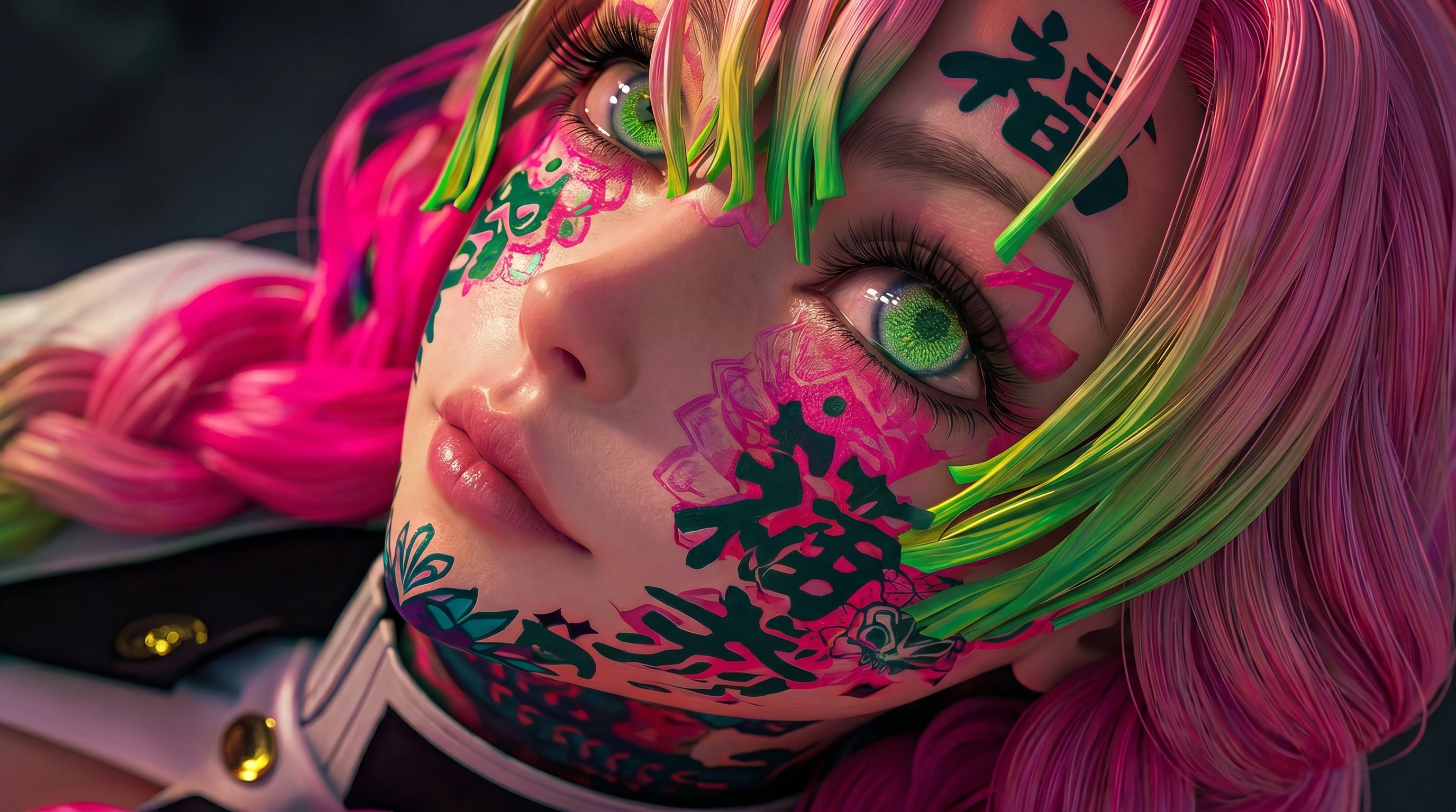 Cyberpunk Face Art 4K