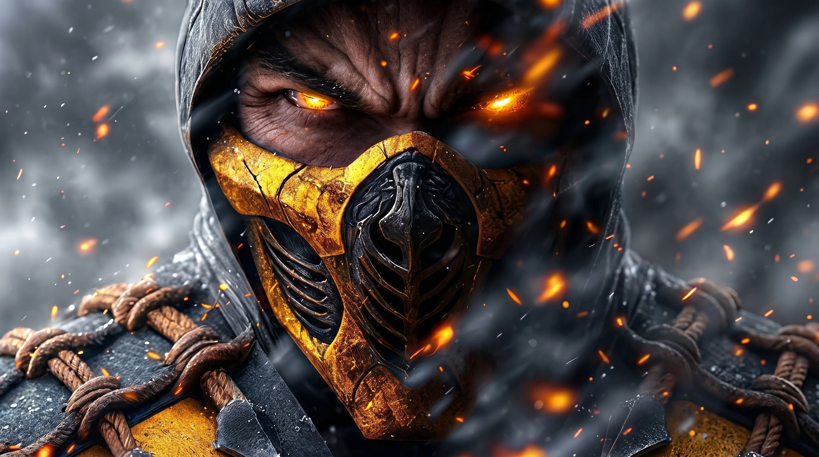Ember Mask Warrior 4K