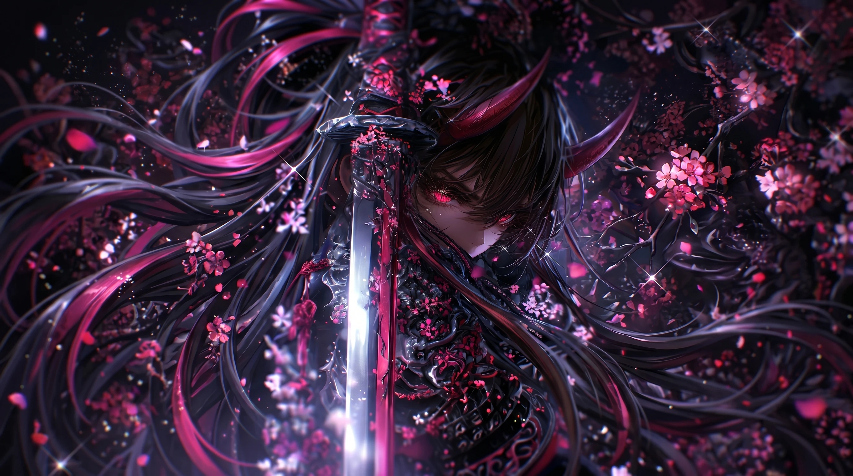 Cosmic Blade Bloom 4K